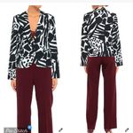 Joseph Ribkoff Black/White Animal Print Blazer Photo 2
