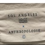Anthropologie SOL ANGELES Au Re-voir Antique White Short Sleeve Tee Photo 1