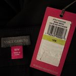 Vince Camuto  SZ 18W Dress Pants Wide Leg Stretch Belted Side Zip Pockets Black Photo 4