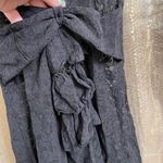 Victoria's Secret Vintage  Black Lace Sheer Ruffle Back Underwire Bra Slip Dress S Photo 4