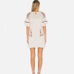 Free People  Pavlo embroidered Ivory Babydoll Tunic Dress SZ Med Photo 3