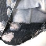 Chaser New Floral Print Half Zip Sweatshirt Cozy Knit Pullover Grey Photo 10