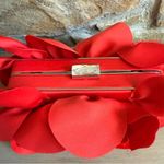 Sondra Roberts  Satin Red Rose Clutch Photo 3