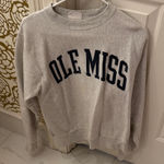 Champion Ole Miss Gray  Sweatshirt Photo 0