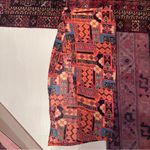 SheIn Orange print slit midi mini skirt Photo 9