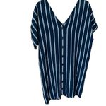 Madewell  Striped Navy/Cream "Plaza" Pullover Sheath Dress Photo 4
