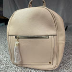 Montana West Women's Cream Backpack Purse Anti-Theft Tassel Design Photo 0