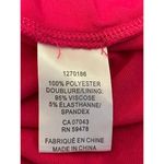 Joie  Sheer Tulle Ruffle Blouse size M Hot pink Raw Edge Photo 4