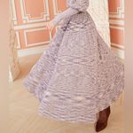 Ulla Johnson Marlie Skirt Lavender Purple Pleated Knit Maxi Skirt Size Small Photo 14