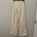 ZARA High-Waisted Cream Wide-Leg Pants trousers size XS! Photo 3