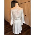 Linea Donatella  White Lace Peignoir Set Nightgown Robe Wedding Lingerie Lg Bride Photo 3