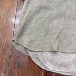 Nina Kendosa Light Green Crew Neck Sweater Medium/Large Double Layer Wool Blend Photo 2