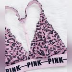 PINK - Victoria's Secret Victoria's Secret Lace Cheetah Print Bralette Photo 1
