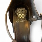 Vince Camuto  Grenela Block Heel Platform Pump Leather Ankle Strap High Heels 11 Photo 5