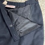 Pendleton Vintage Lined Black Virgin Wool Pencil Skirt 8 Academia Office Classic Photo 6