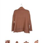 Aerie Camel Brown Chenille Knite Turtneck Oversized Sweater size Xs fits very la Photo 1