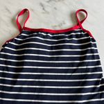 LL Bean Striped Tankini Swimsuit Top & Bottom Set Red White Blue Size‎ 8 Photo 1