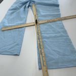 J.Crew Pants Womens 6 Light Sky‎ Blue Kelsey Pant Linen Cotton Blend Flare Leg Photo 7
