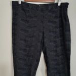 Amanda & Chelsea  14 Heavy Knit Black Paisley Print Pants Workwear Photo 11