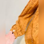 Madewell  Eyelet Tie-String Long Sleeve Blouse Top size XS See pictures for dimen Photo 10