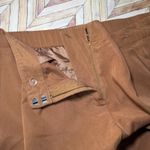 Chico's  Skimmer Sz 3(18) Brown Tencel Lyocell Blend‎ Pleated Crop Pants Plus Size Photo 4