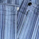 Villager Sport Blue Pinstripe Denim Skirt Photo 3