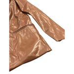 Princess Polly Blazer Jacket Size Small/Medium Morrison Faux Leather Brown NWT Photo 11