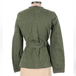 Banana Republic  Olive Green Utility Military Safari Belted Cargo Jacket Size XS Photo 2