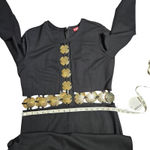 STAUD  Delphine Black Embellished Cutout Maxi Dress Size: 10 New Photo 4