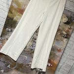 Ellen Tracy Classic Cream Wide Leg Side Zip Pant 8  Photo 2