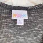 LuLaRoe  Women's Sleeveless Duster Cardigan Open Front Gray Space Dye L Photo 3