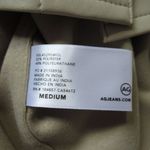 AG Adriano Goldschmied NWT Adriano Goldschmied AG Chelsea in Ivory Belted Faux Leather Long Jacket M Photo 4