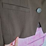 LAFAYETTE 148 NEW YORK WOOL BLEND BROWN DRESS SUIT BLAZER JACKET SHOULDER PADS 4 Photo 6