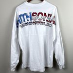 Spirit Jersey Shirt Unisex Large White Smithsonian Washington D.C. Stripe Star L Photo 0