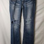 Ymi  Boot Cut 7 30x31 Destroyed Rivet Flap Pocket Jeans Photo 1