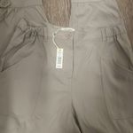 Max Studio Women's Soft Twill Cargo Jogger Pant Beige Tan Size Large NWT Photo 10