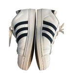 Adidas  Superstar White Black Sneakers Leather Low Top Design PGD 789006 Sz 6.5 Photo 2