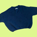 ZARA  navy blue wool blend sweater 🔥 Photo 0