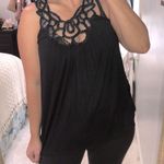Pleione  size medium black sleeveless top Photo 1