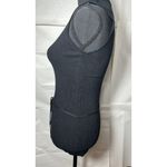 BCBG MAXAZRIA Black V Neck Sweater Vest Top Sleeveless Size S Photo 3