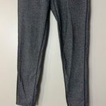 Athleta  gray patterned crop cropped athletic leggings women's M Photo 1