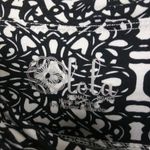 Womens LOLA Extra Small Black White Stretchy Aline Skirt Size XS Photo 1