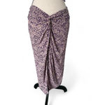 ZARA  Purple Knotted Midi Skirt - Size M Photo 1