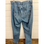 American Eagle Women's Mom Jeans Size 4 Blue High Rise Relaxed Fit Photo 2