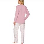 Stan Herman Fleece Pj Set Pink Diamond A279603 QVC NWT 1XP Photo 1