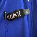 Nookie NWT REVOLVE  Tia Mini Dress Gold Chain Women's Cobalt Blue XS Photo 8