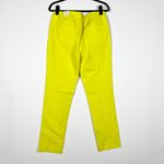 J. McLaughlin NEW Felicity Front Fly Zip Slim Skinny Cotton Stretch Yellow Jeans Photo 3