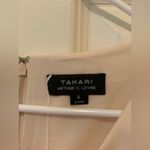 Tahari Elegant Red and Cream Sleeveless Sheath Dress. Size-6 Photo 3