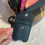 Pink Sherpa Plaid Crossbody Purse Multi section Backpack Womens Girls Travel Bag Photo 10