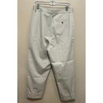 L.L.Bean Original Fit Cotton Blend Pleated Pants Beige Women's Size 14 Photo 2